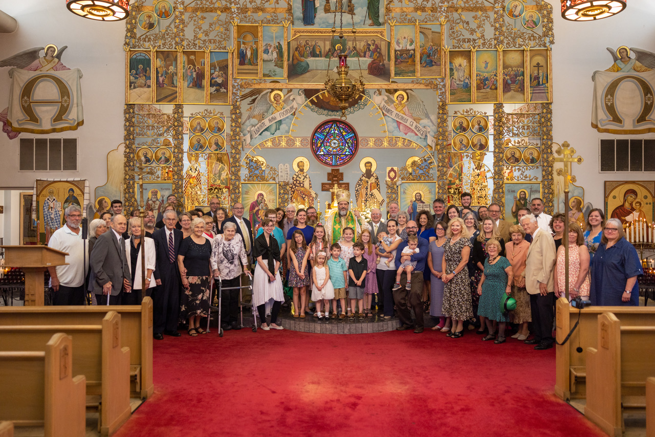 Group photo following Hierarchical Divine Liturgy